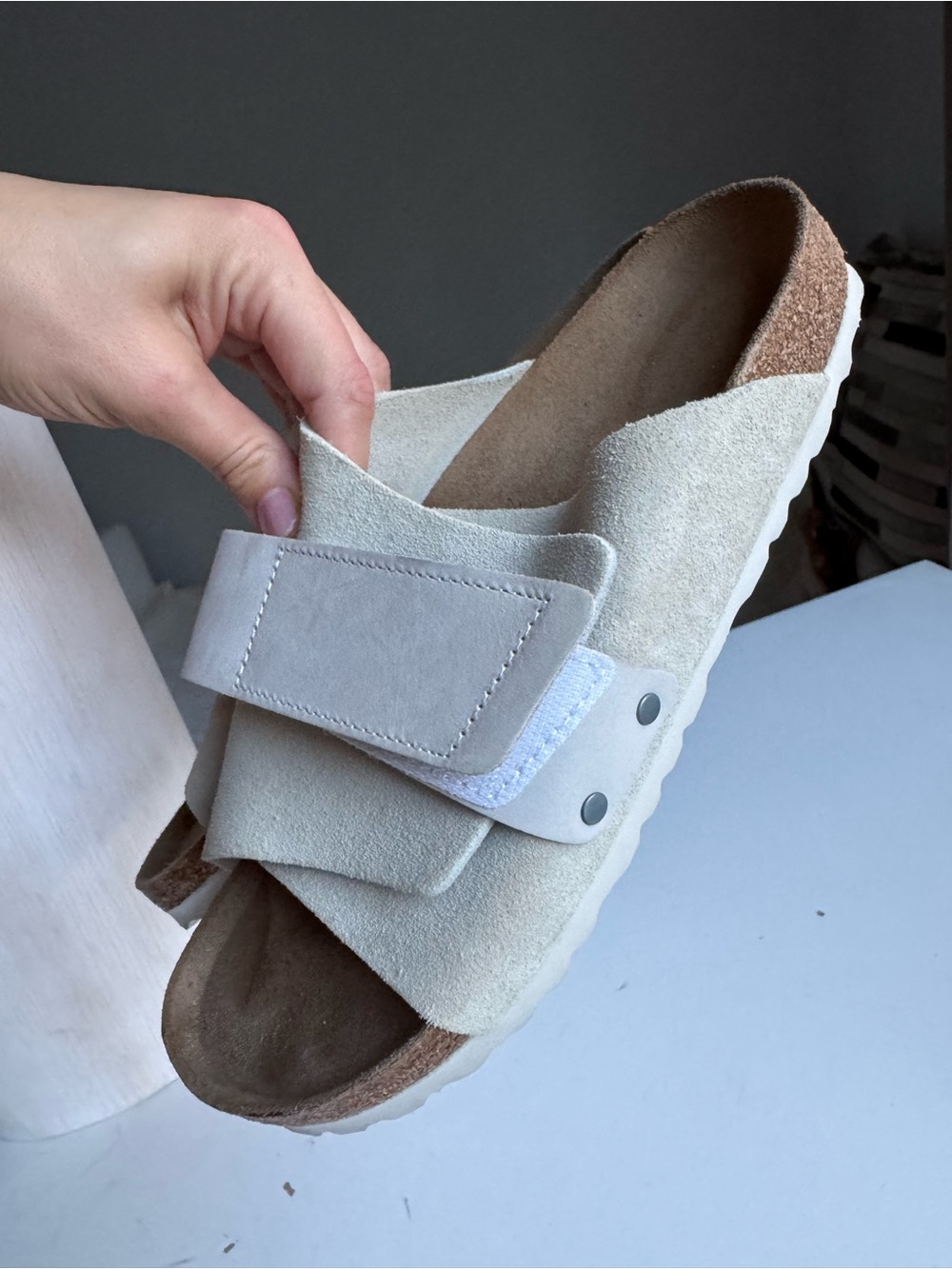 Birkenstock Kyoto Suede Sandals Size 41